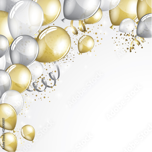 Festive Balloons background