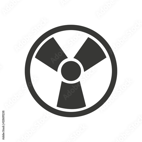nuclear energy symbol isolated icon vector illustration design