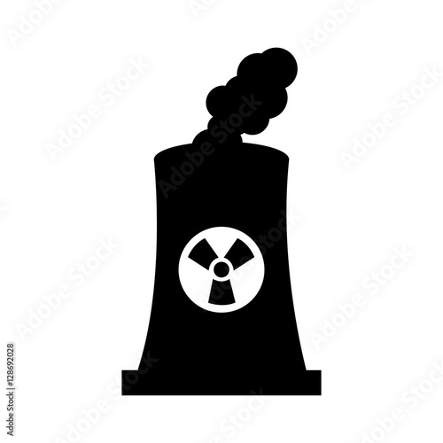 nuclear energy symbol isolated icon vector illustration design
