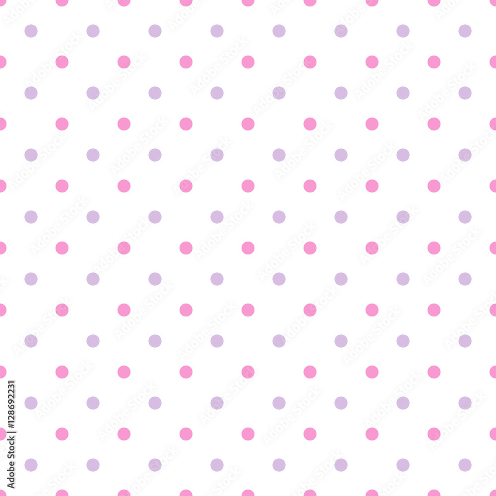Polka dot two color purple background vector