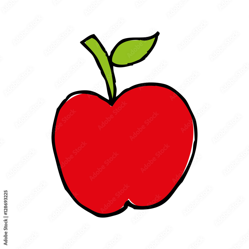 apple fresh fruit icon vector illustration design apple fresh fruit icon vector illustration design