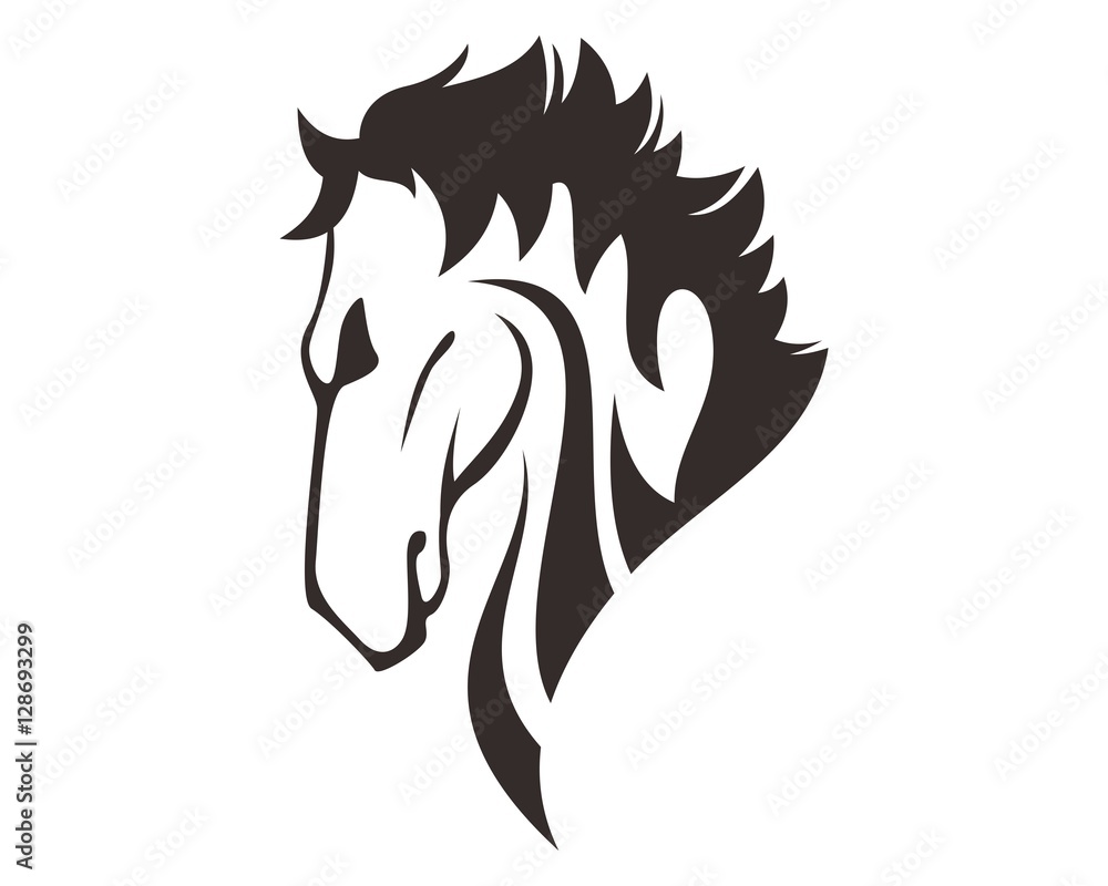 horse head logo template horse head logo template