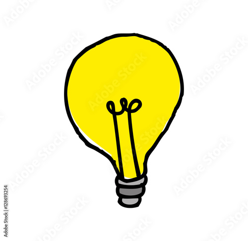 bulb light idea isolated icon vector illustration design