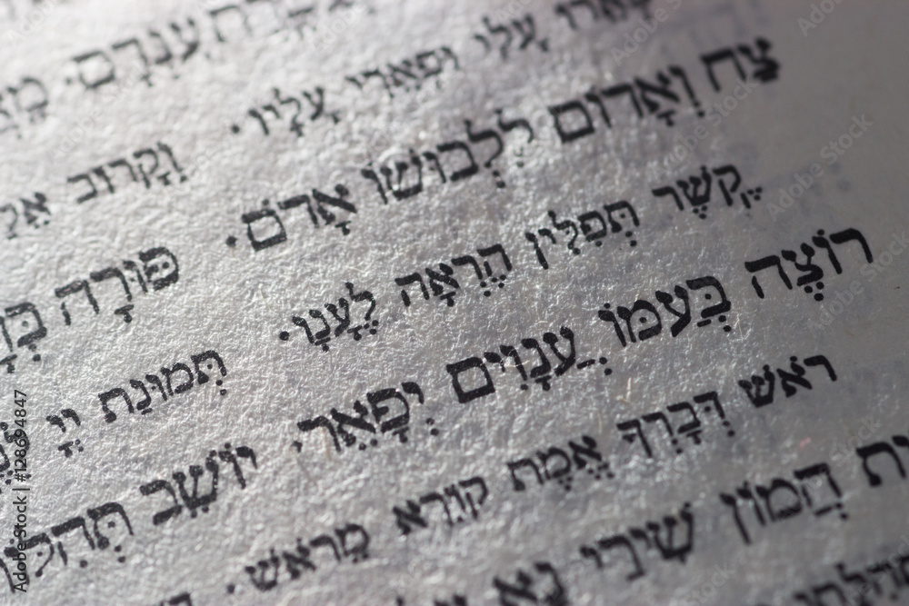 Hebrew Scripture in the Jewish Bible Hebrew Scripture in the Jewish Bible