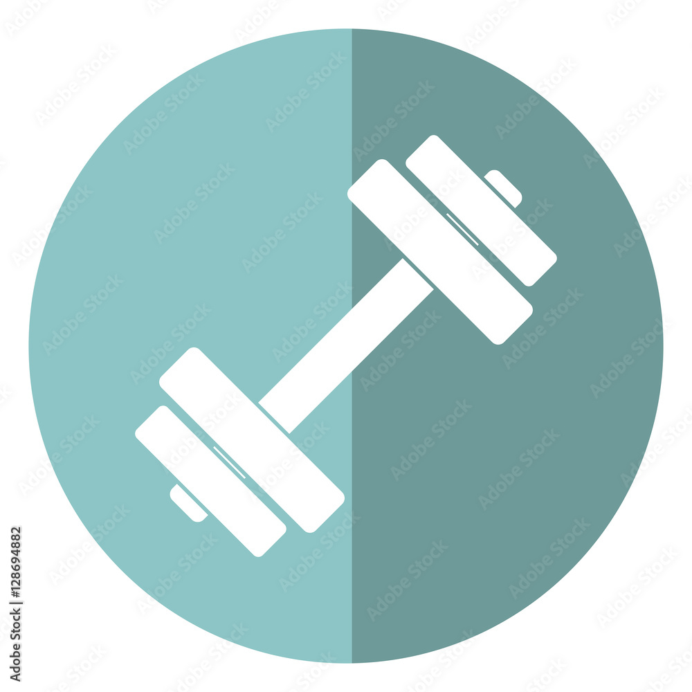 barbell fitness gym icon design shadow vector illustration eps 10 barbell fitness gym icon design shadow vector illustration eps 10