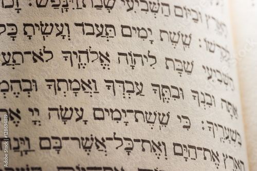 Hebrew Scripture in the Jewish Bible