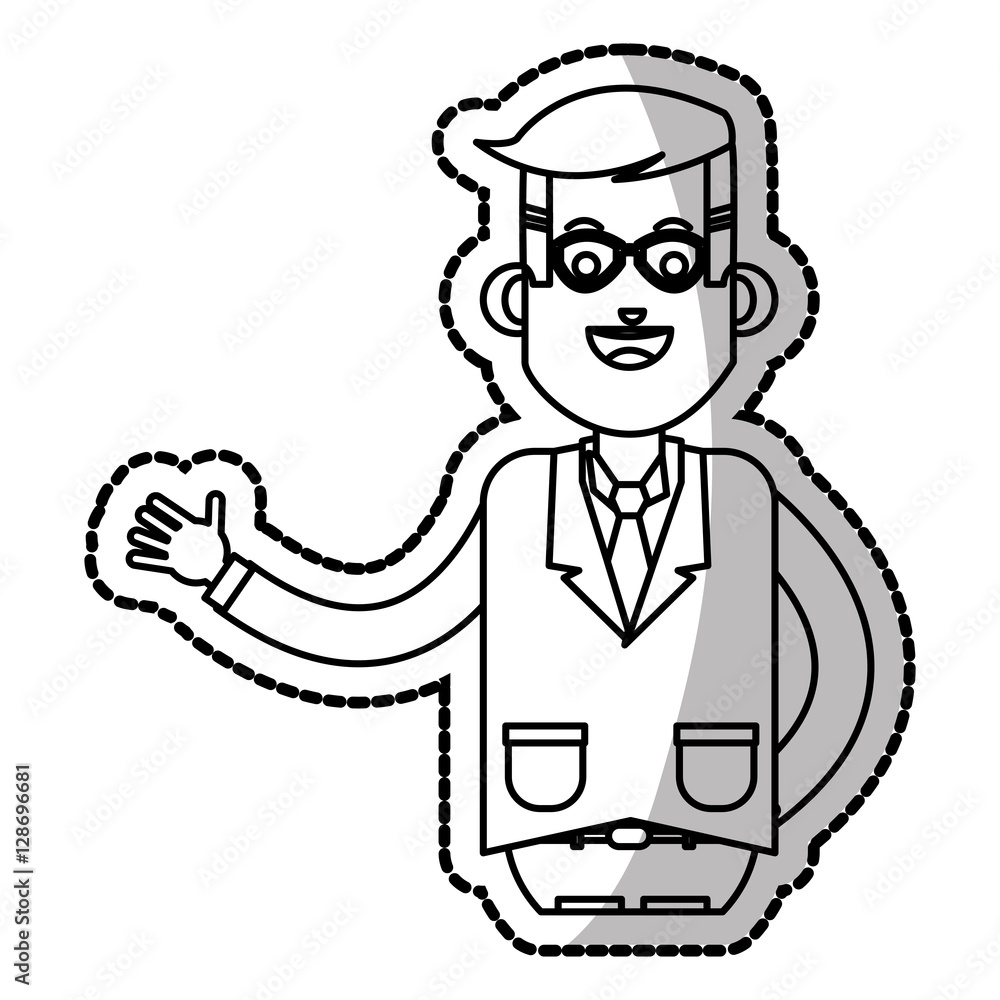 Businessman icon. Business businesspeople and businessperson theme. Isolated design. Vector illustration Businessman icon. Business businesspeople and businessperson theme. Isolated design. Vector illustration