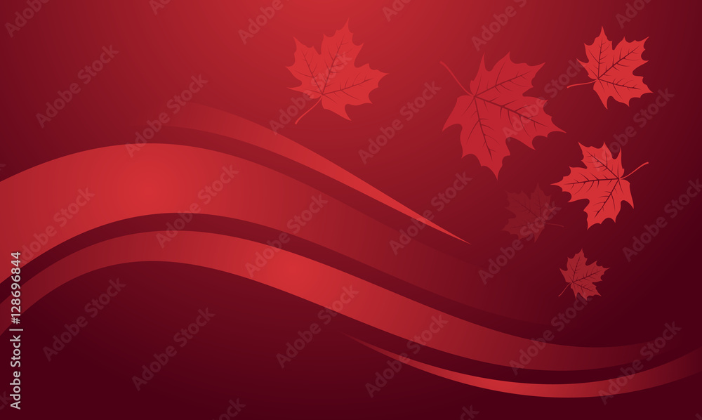 Maple Leaf Red Nature Vector Background Wallpaper Maple Leaf Red Nature Vector Background Wallpaper