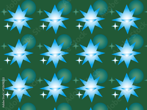 冬のクリスタルオブジェ