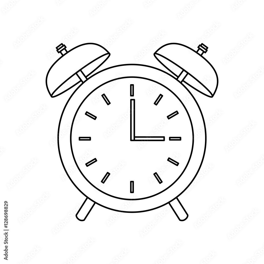alarm clock isolated icon vector illustration design alarm clock isolated icon vector illustration design