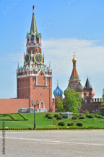 Moscow. Spasskaya tower of the Kremlin