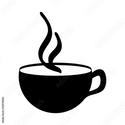 Delicious coffee cup icon vector illustration graphic design