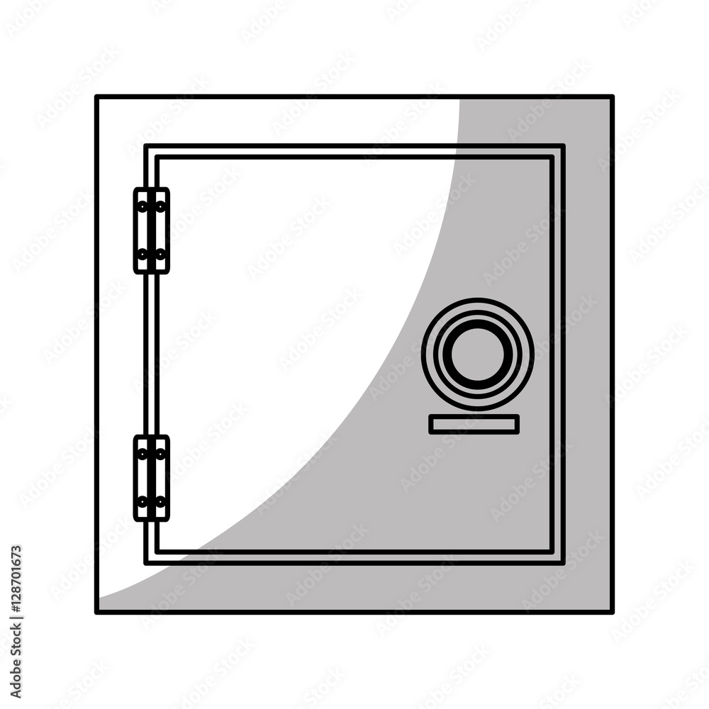 Strongbox icon. Money financial item commerce market and buy theme. Isolated design. Vector illustration Strongbox icon. Money financial item commerce market and buy theme. Isolated design. Vector illustration