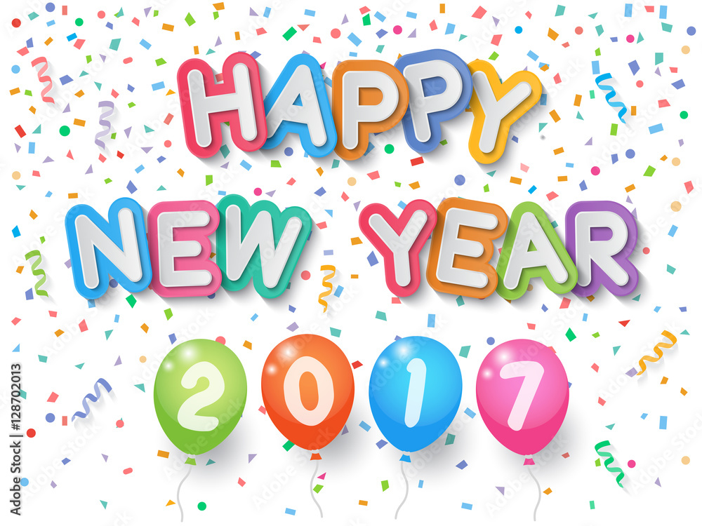 Confetti for new year holiday party background Confetti for new year holiday party background