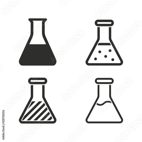 Flask icon set.
