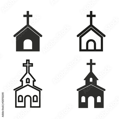Church icon set.