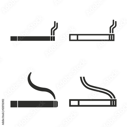Smoke icon set.