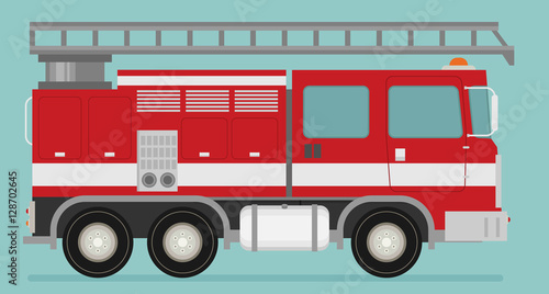  Fire truck rescue engine transportation. Firefighter emergency.