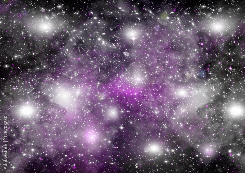 Naklejka premium galaktyka w wolnej przestrzeni