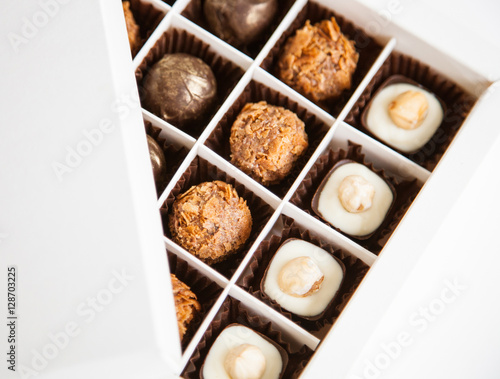 Beautiful sweets in the gift box