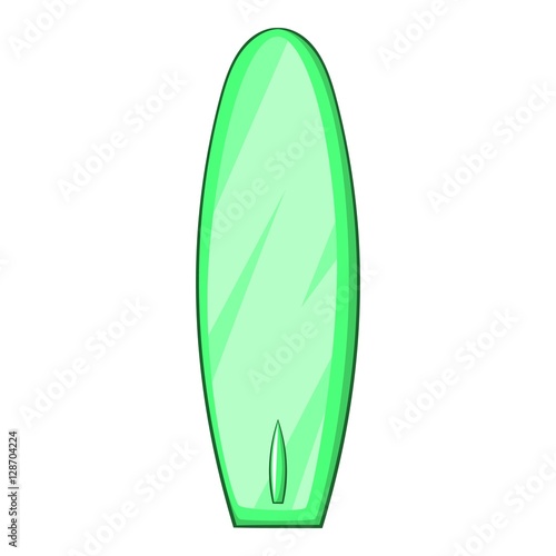 Sirfing board icon. Cartoon illustration of sirfing board vector icon for web