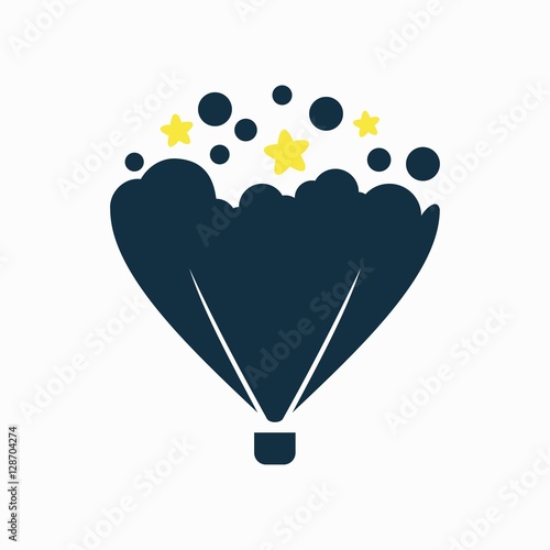 Balloon air logo design, balloon air design, balloon air vector