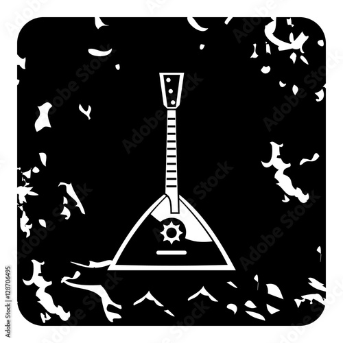 Balalaika icon. Grunge illustration of balalaika vector icon for web