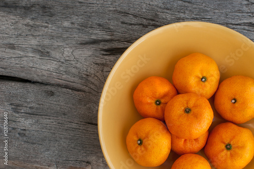 Mandarins in a bowl