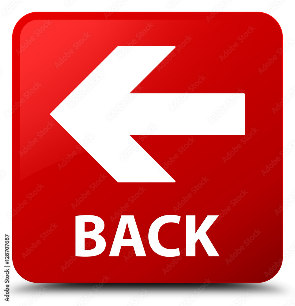 Back red square button Back red square button