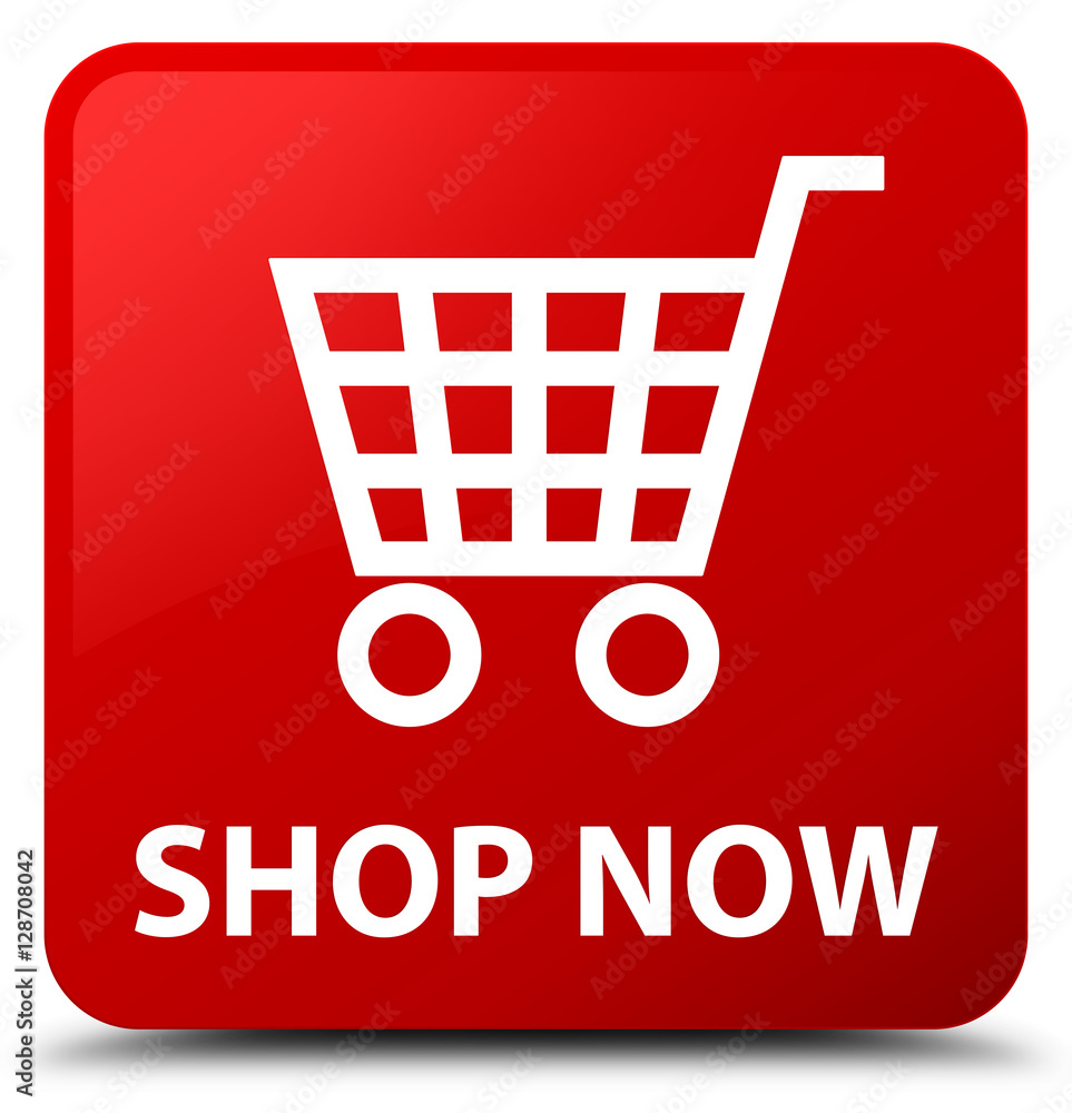 Shop now red square button Shop now red square button