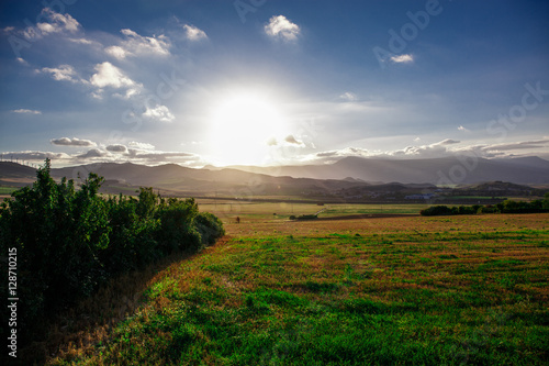 Picturesque landscape of Spain