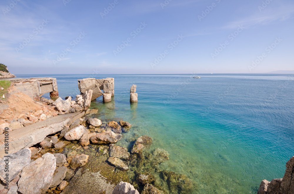 Scenic rocky coastline - August 2016, Argentario, Tuscany