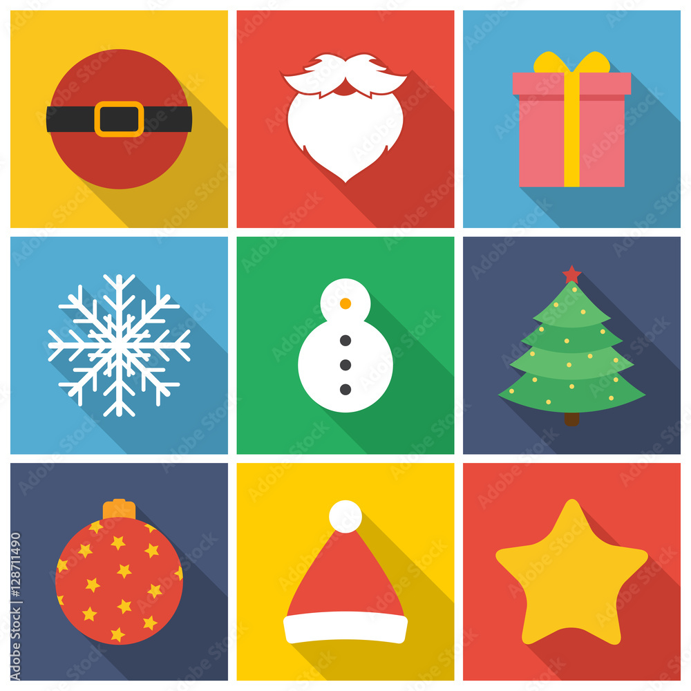Christmas flat icon on isolated transparent background. Christmas flat icon on isolated transparent background.