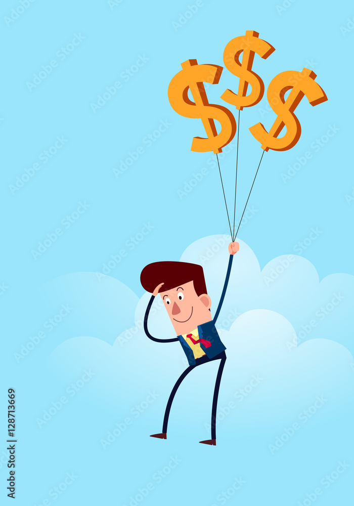 businessman using his resource to gain business success businessman using his resource to gain business success