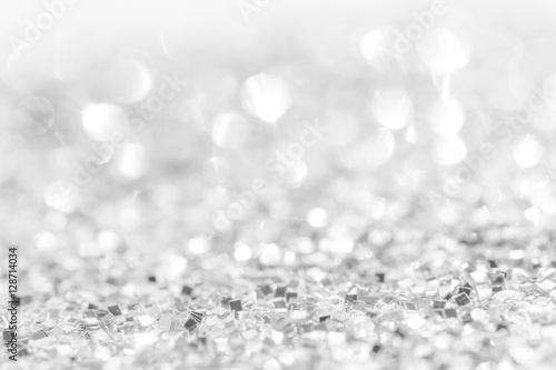 Abstract glitter silver background