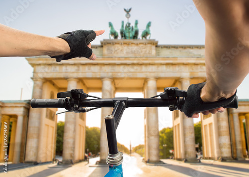 tourism in bicycle at Berlin