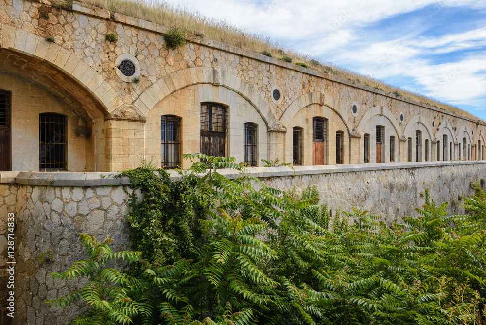Fototapeta premium Fort de la Revere in Eze on the French Riviera