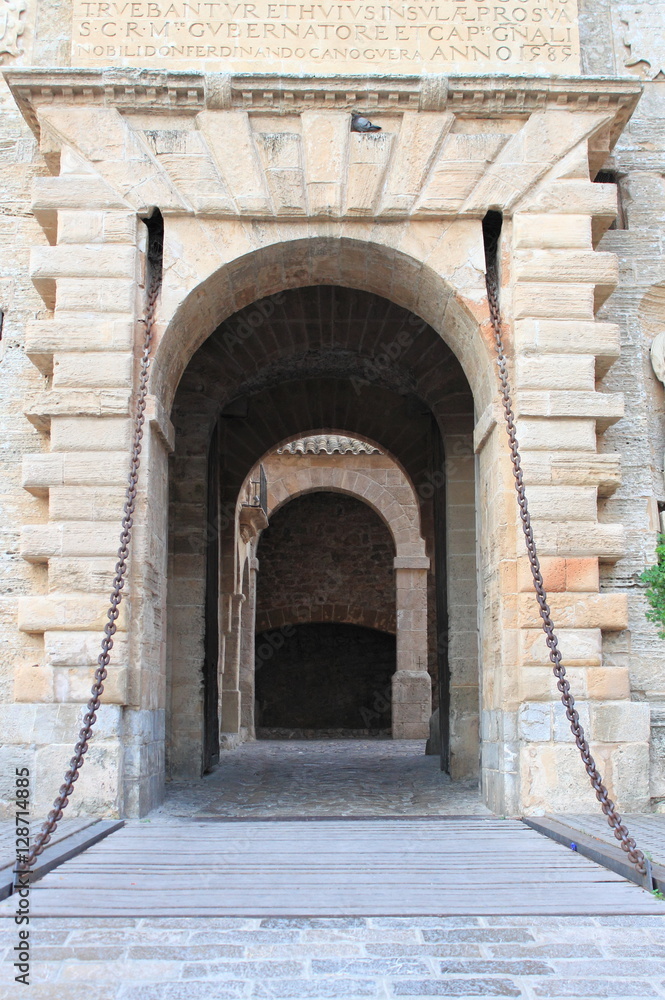 Main entrance gate of Dalt Vila, Ibiza