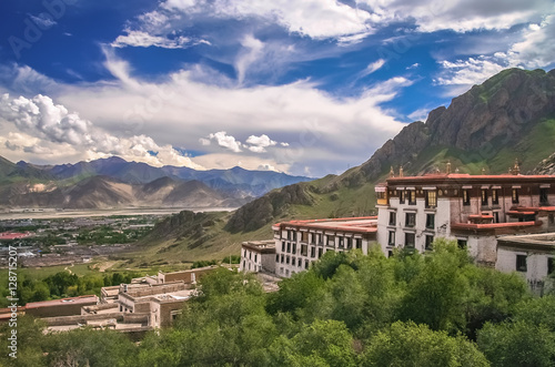 Jokhang monastery near Lhasa photo