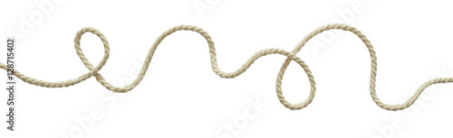 White wavy rope photo