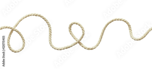 White wavy rope