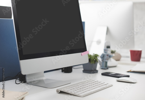 Mockup Copy Space Blank Screen Concept