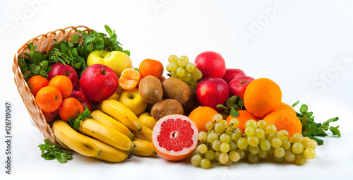 Fototapeta Naklejka Na Ścianę i Meble -  healthy and tasty fruits and vegetables