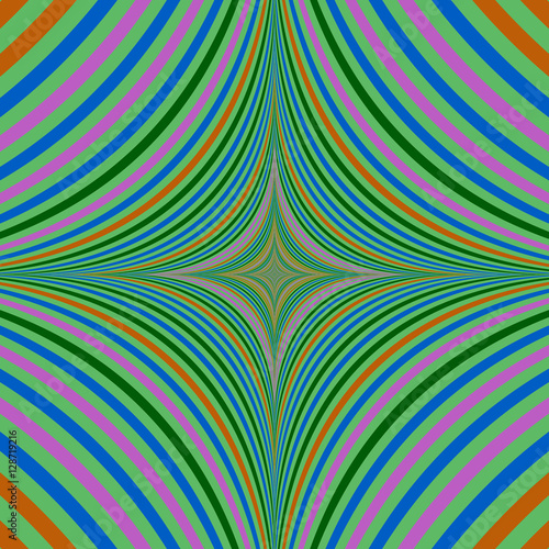 Abstract psychedelic quadratic background design