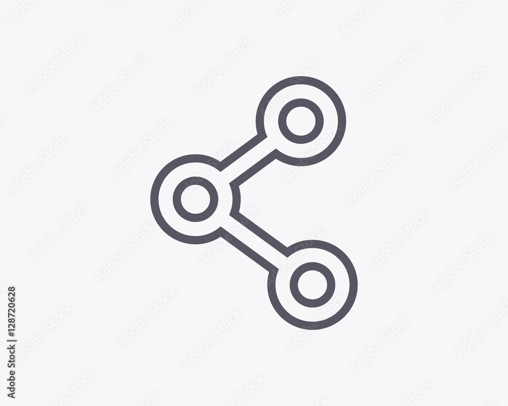 Share Icon - Vector illustration Share Icon - Vector illustration