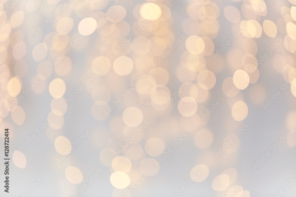 christmas decoration or garland lights bokeh christmas decoration or garland lights bokeh