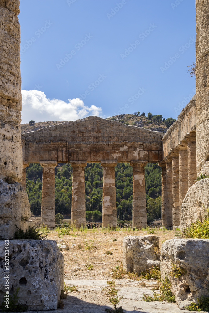 Segesta temple in South Italy
