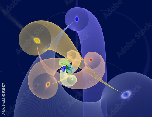 Fractal art background for creative design