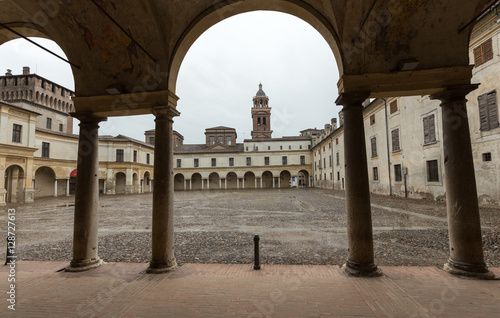 Palazzo Ducale on Piazza Castello in Mantua - Italy