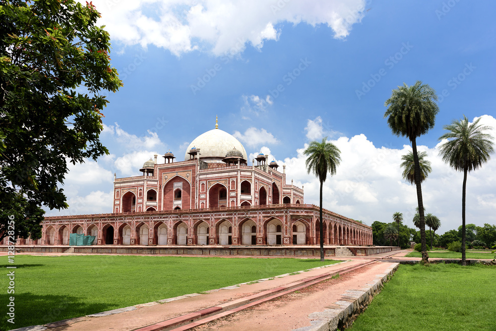 Mughal Emperor Humayun's Tomb in New Delhi, India.